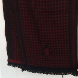 VERSACE 100% wool mens scarf